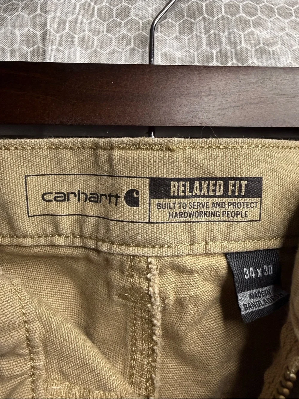 Carhartt Men's carpenter 34x30 work pants